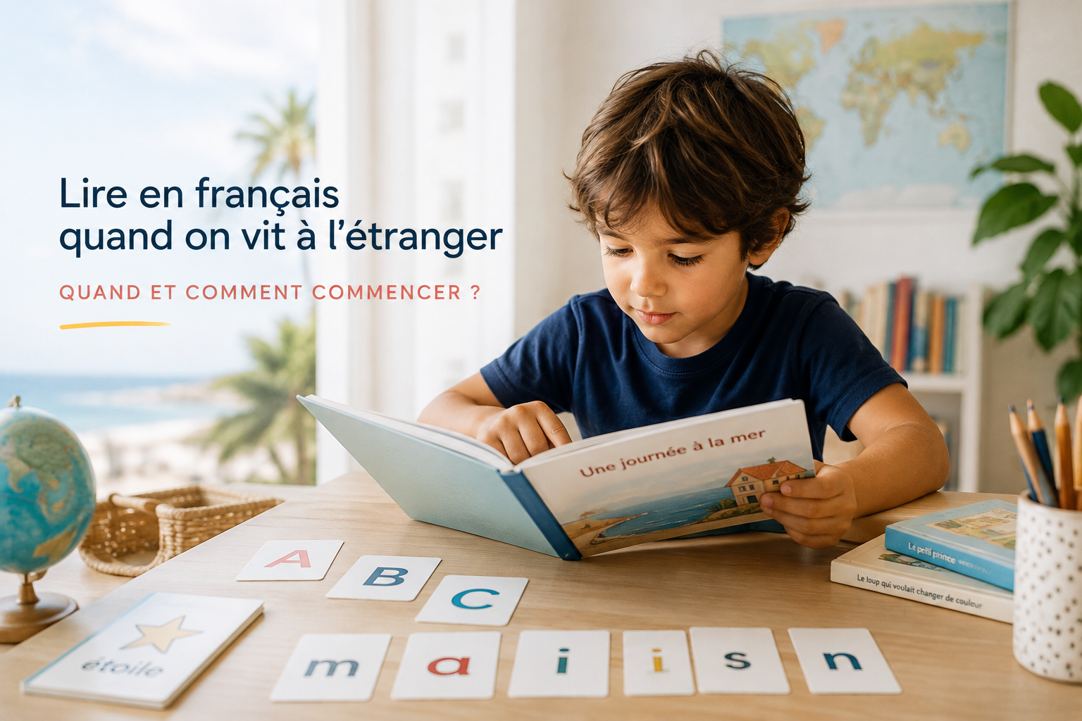 Quand commencer la lecture en français pour un enfant expatrié ?