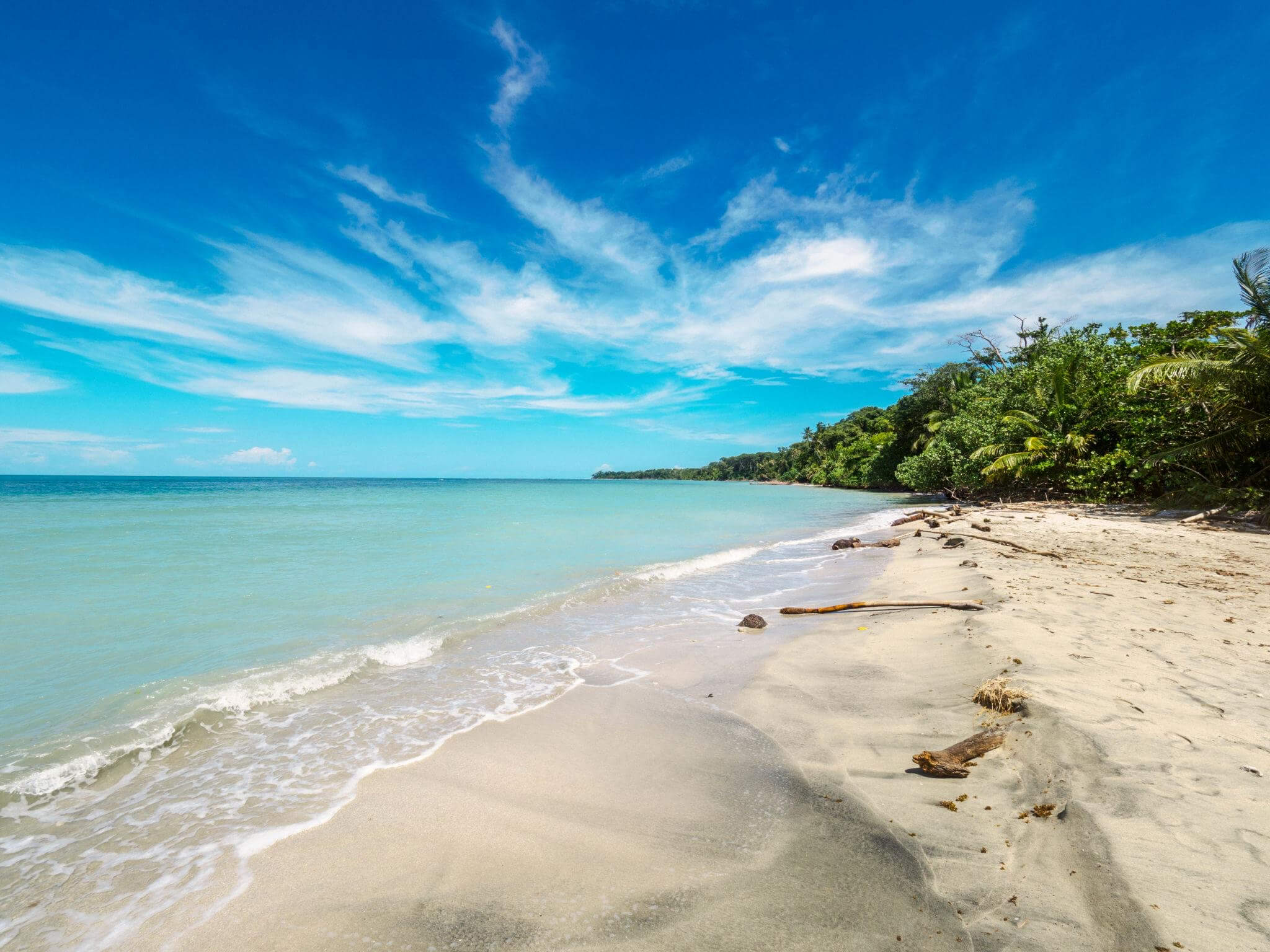 cahuita reef side calm water