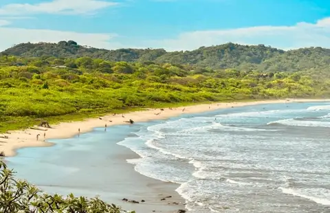 Coastline in Nosara, Costa Rica