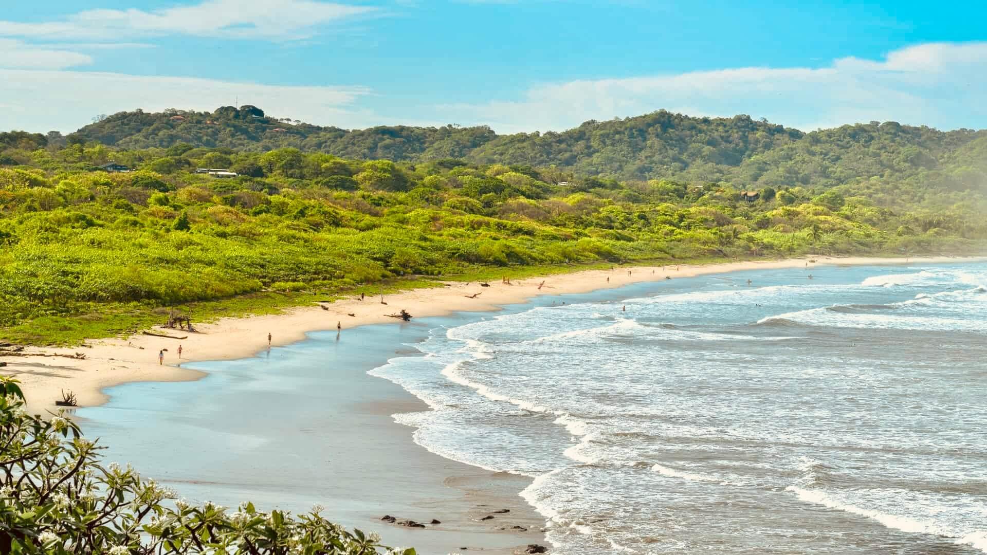 Coastline in Nosara, Costa Rica