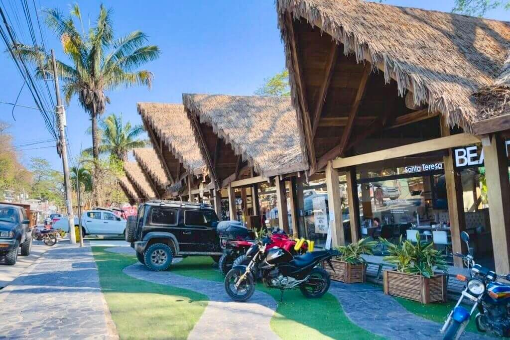 Local shops in Santa Teresa, Costa Rica
