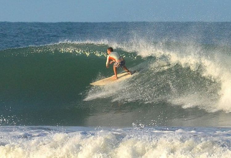 Surf sessions at Dominical Beach
