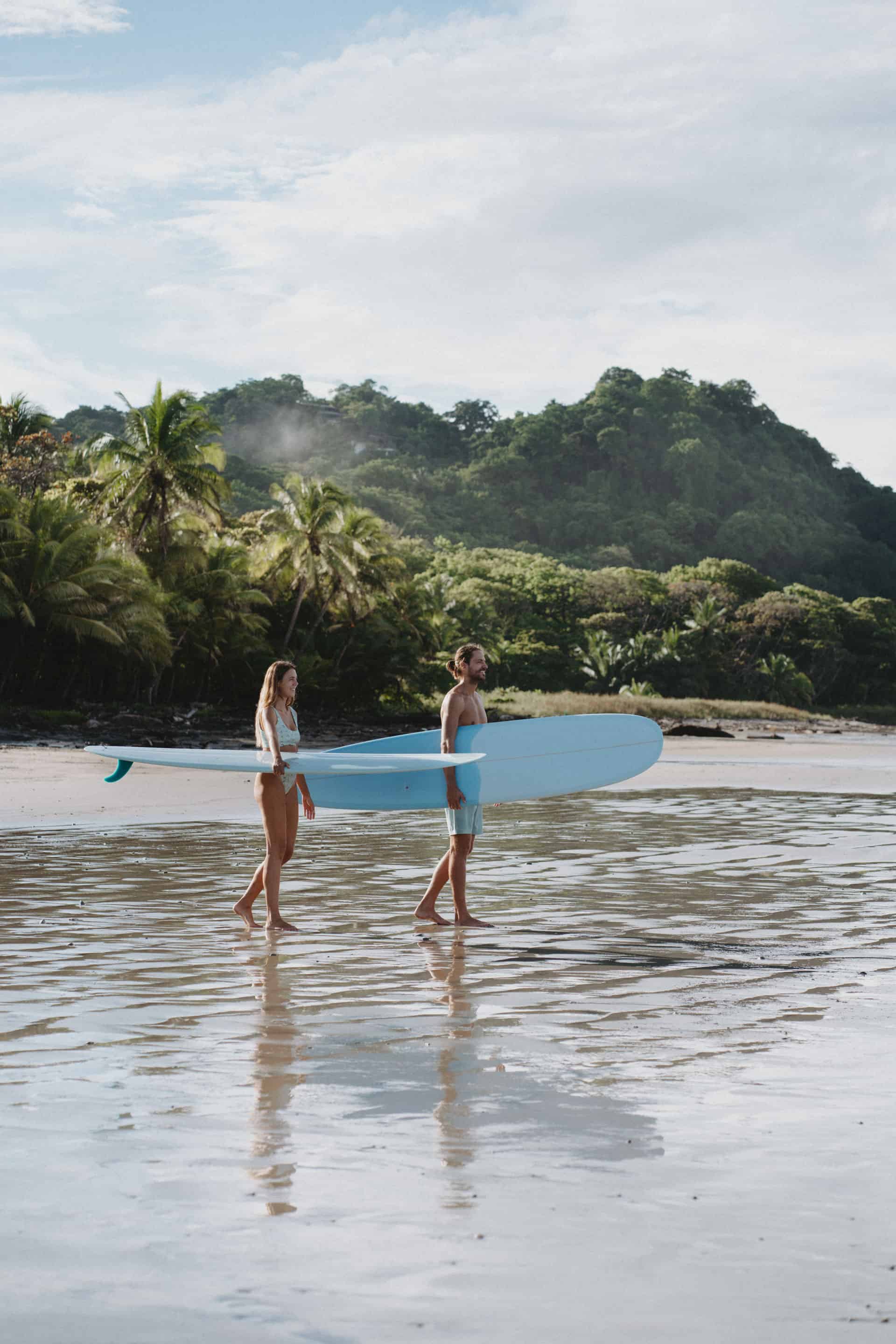 Surf sessions at Playa Guiones