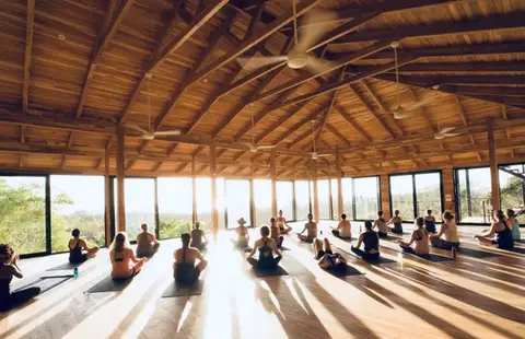 Yoga class - retreat in Nosara, Costa Rica