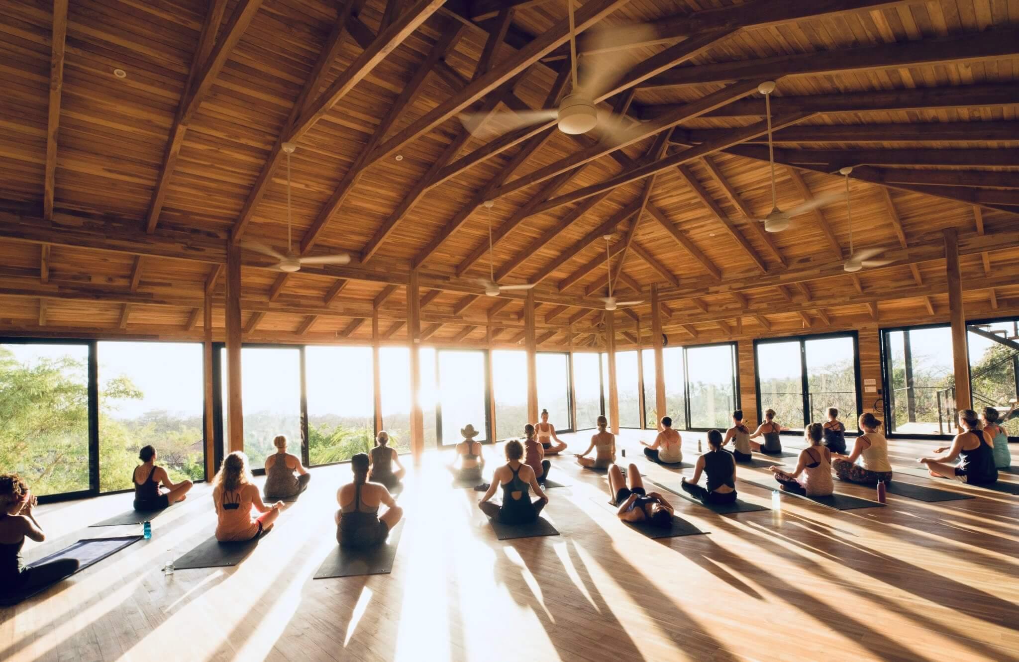 Yoga class - retreat in Nosara, Costa Rica