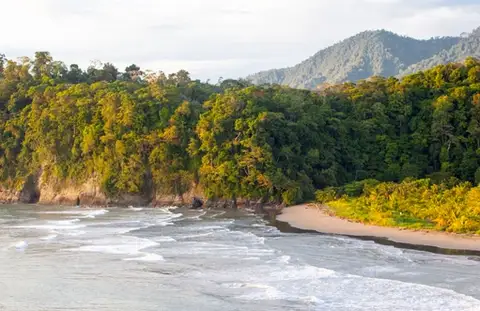 Coastline at Playa Tortuga near Ojochal, Costa Rica