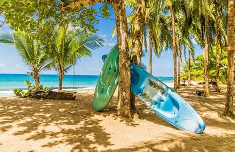 Beach kayak tours in Puerto Viejo, Costa Rica