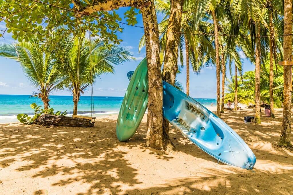 Beach kayak tours in Puerto Viejo, Costa Rica