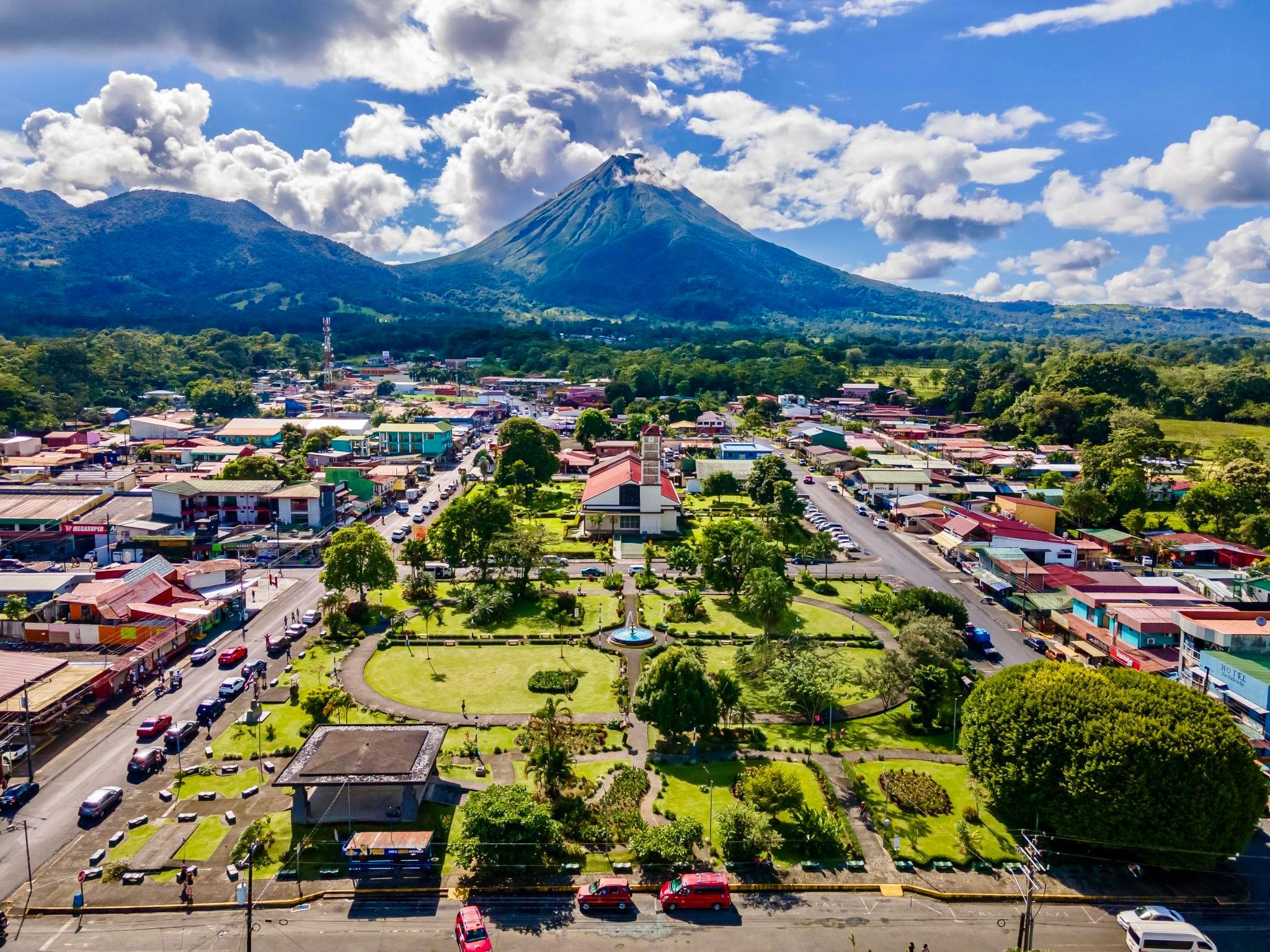La Fortuna town Costa Rica