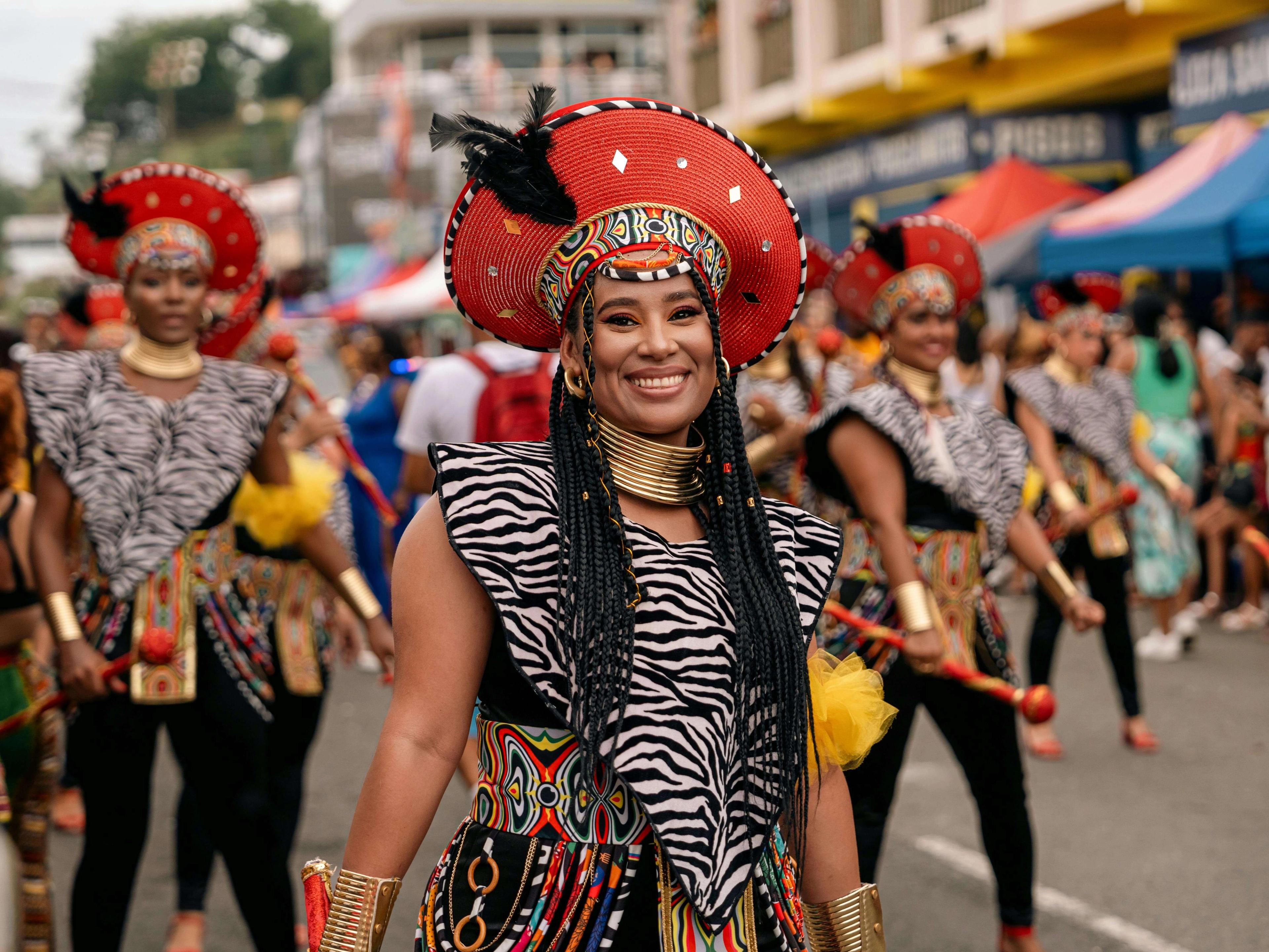 Cultural parade in Puerto Viejo, Costa Rica