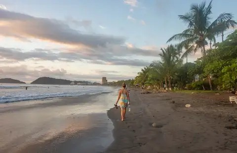 Sunset walk on Jaco Beach, Costa Rica