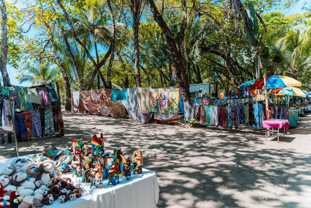 Local market in Dominical Costa Rica