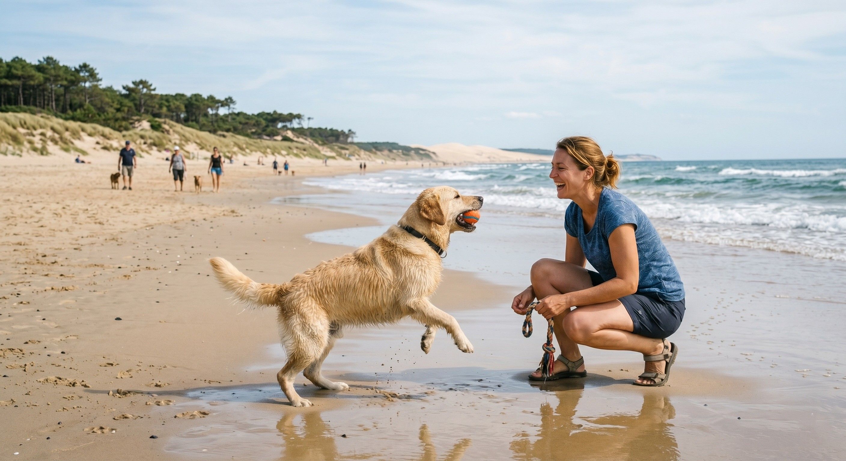 Plages autorisées aux chiens en Gironde : la liste 2026