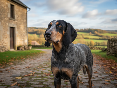 Photo d'un Petit Bleu de Gascogne adulte