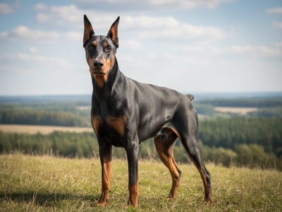Photo d'un Doberman adulte