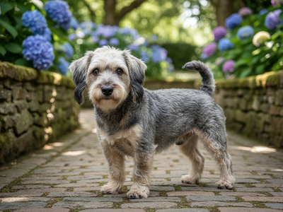 Photo d'un Dandie Dinmont Terrier adulte