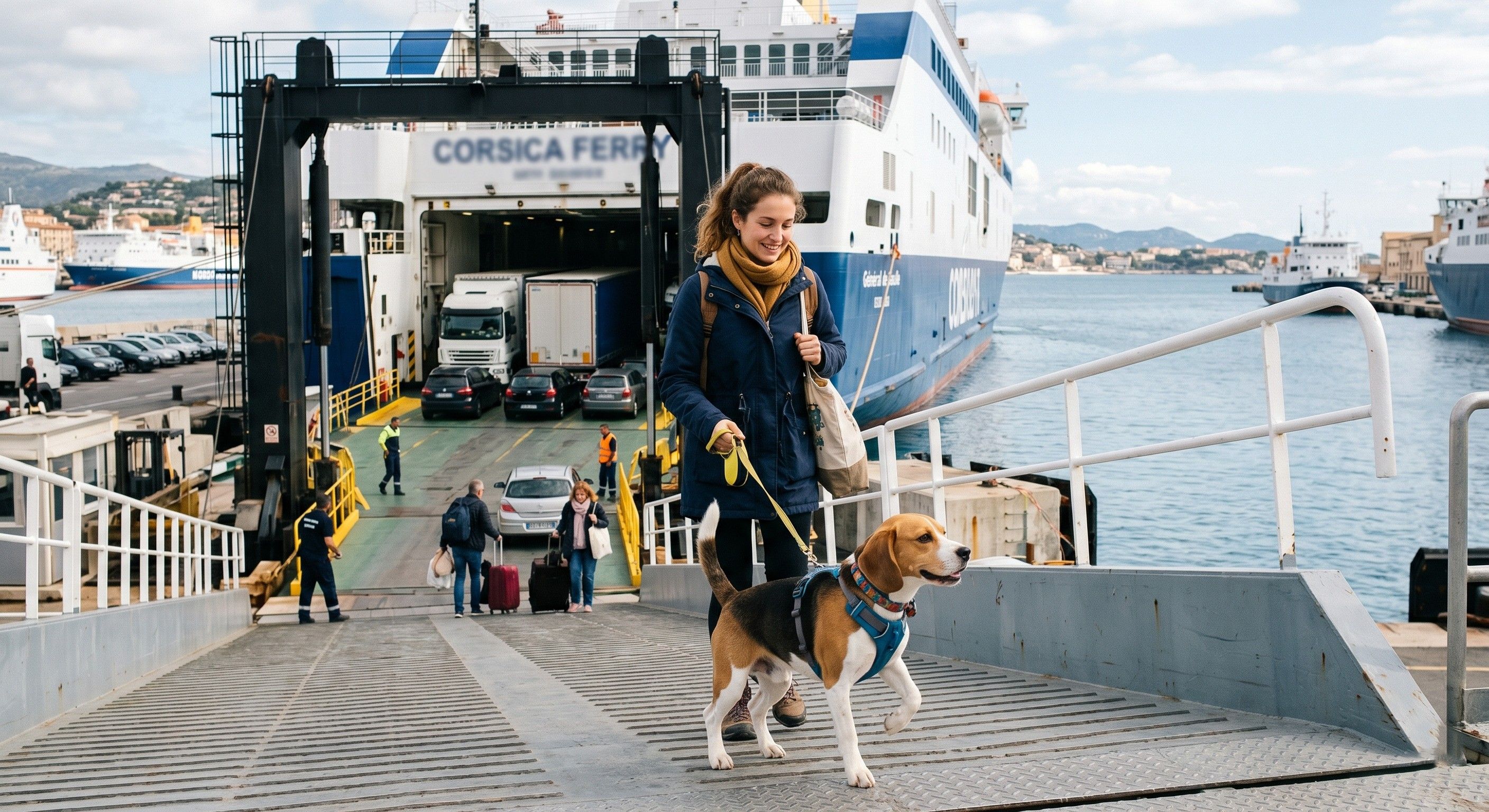Prendre le ferry avec son chien : règles et compagnies