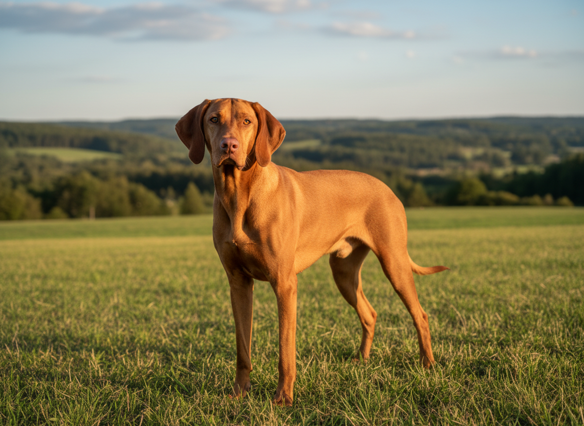 Photo d'un Braque Hongrois (Vizsla) adulte