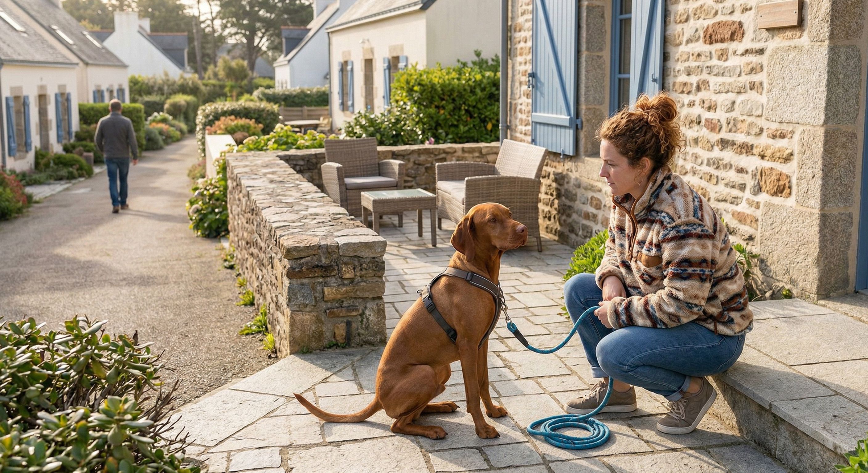 Chien et voisinage en location saisonnière