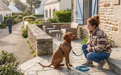 Chien et voisinage en location saisonnière