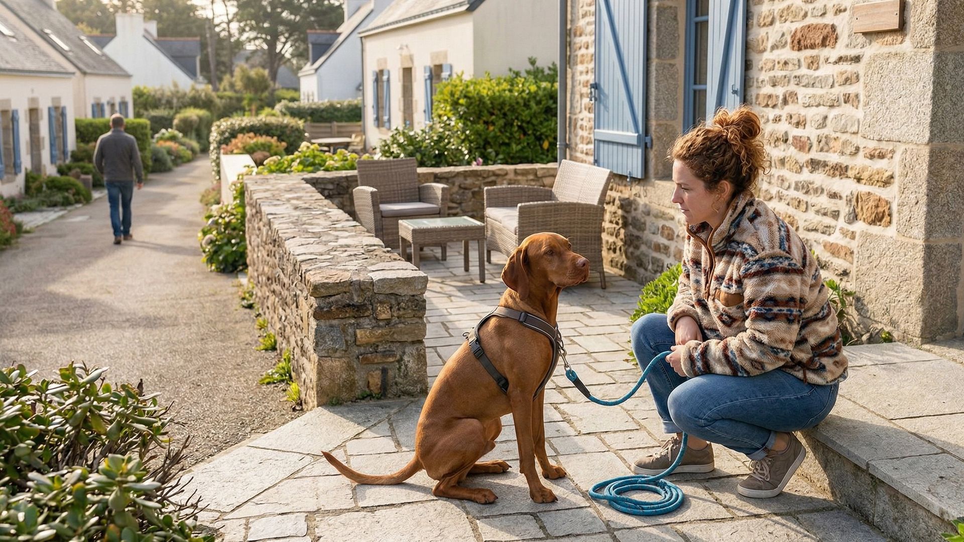 Chien et voisinage en location saisonnière