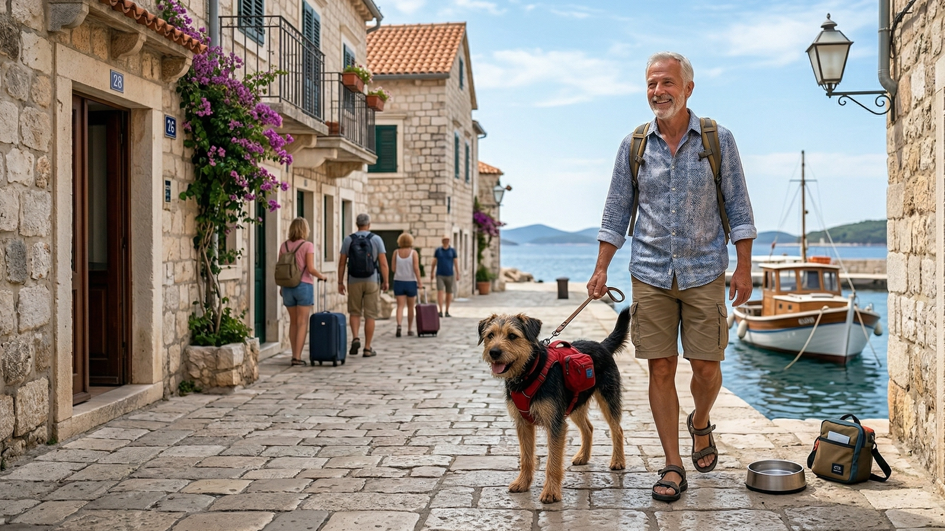Voyager avec son chien en Croatie : guide pratique 2026