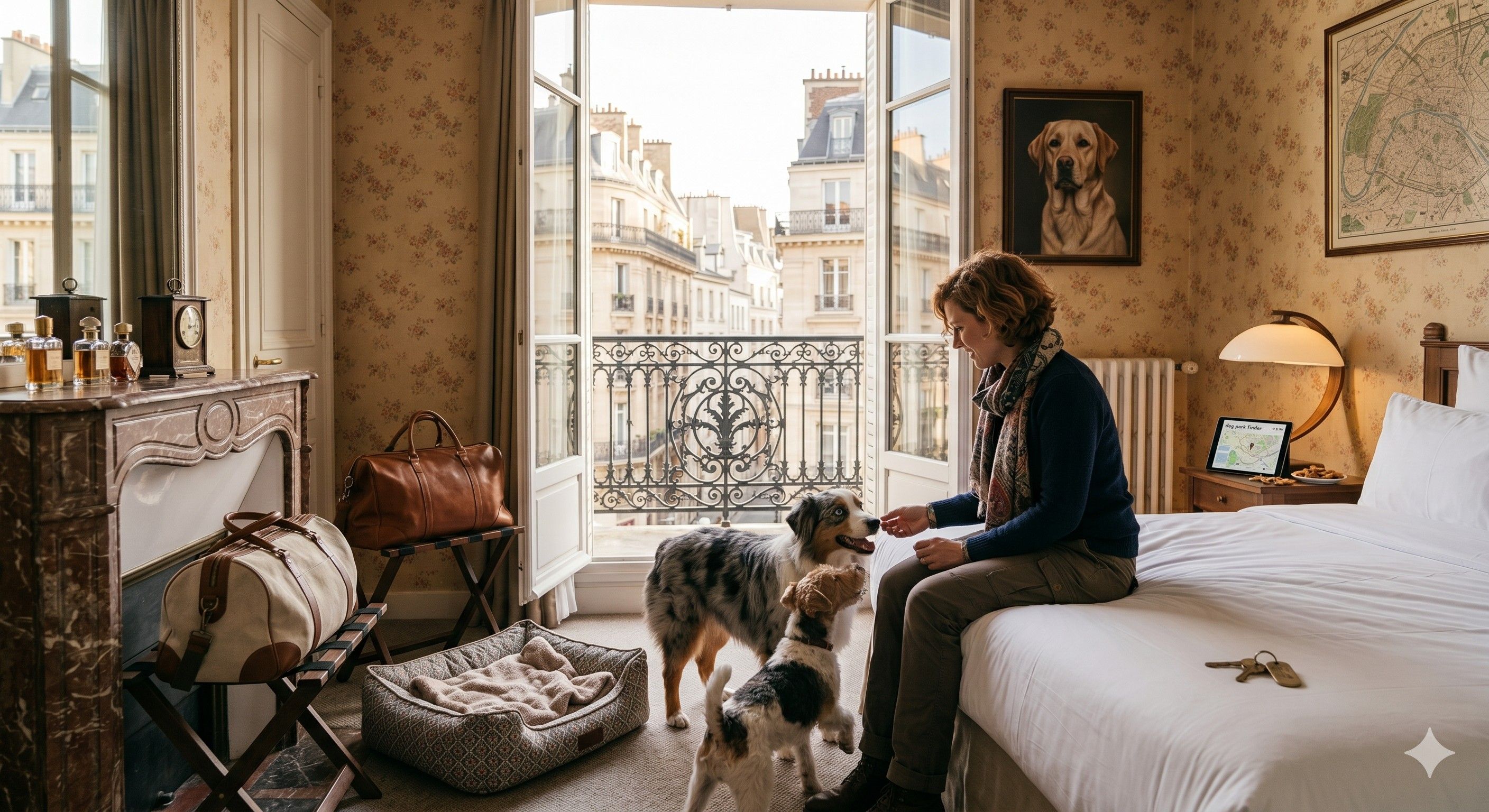 Voyager avec son chien : applications et hôtels
