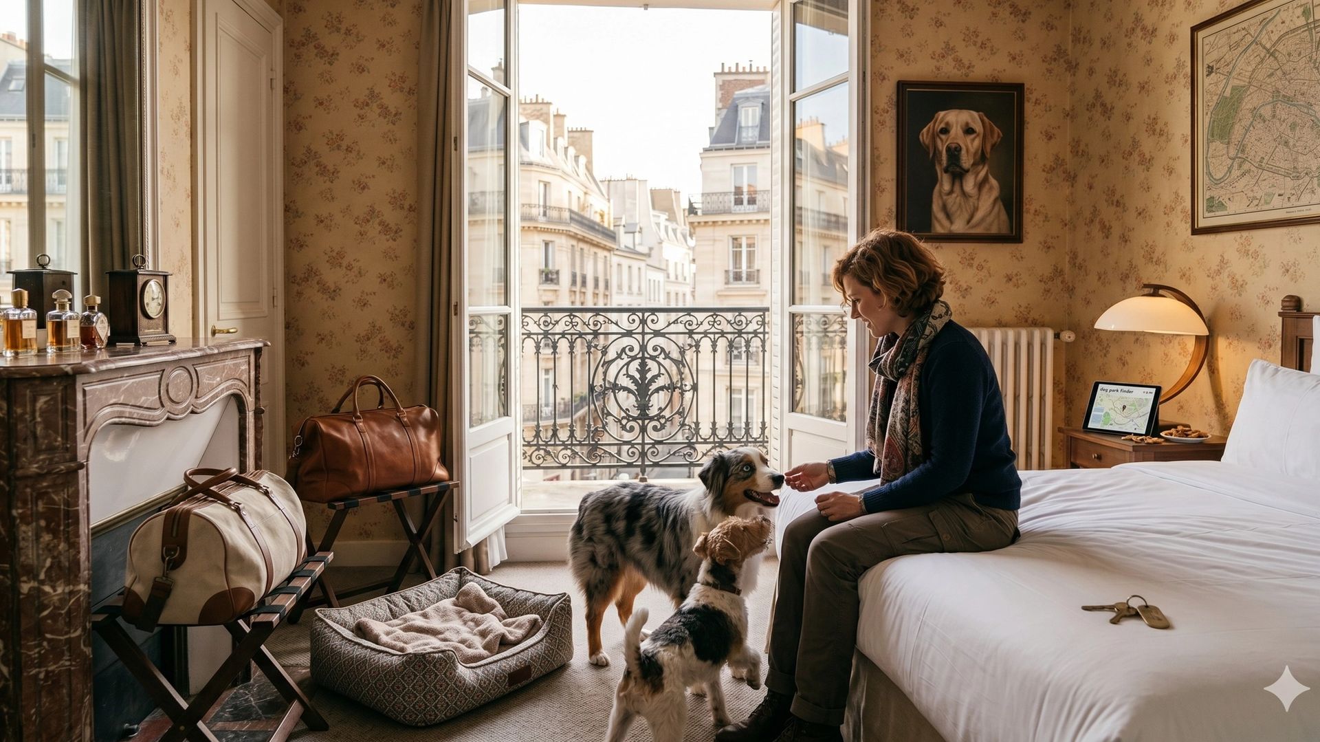 Voyager avec son chien : applications et hôtels