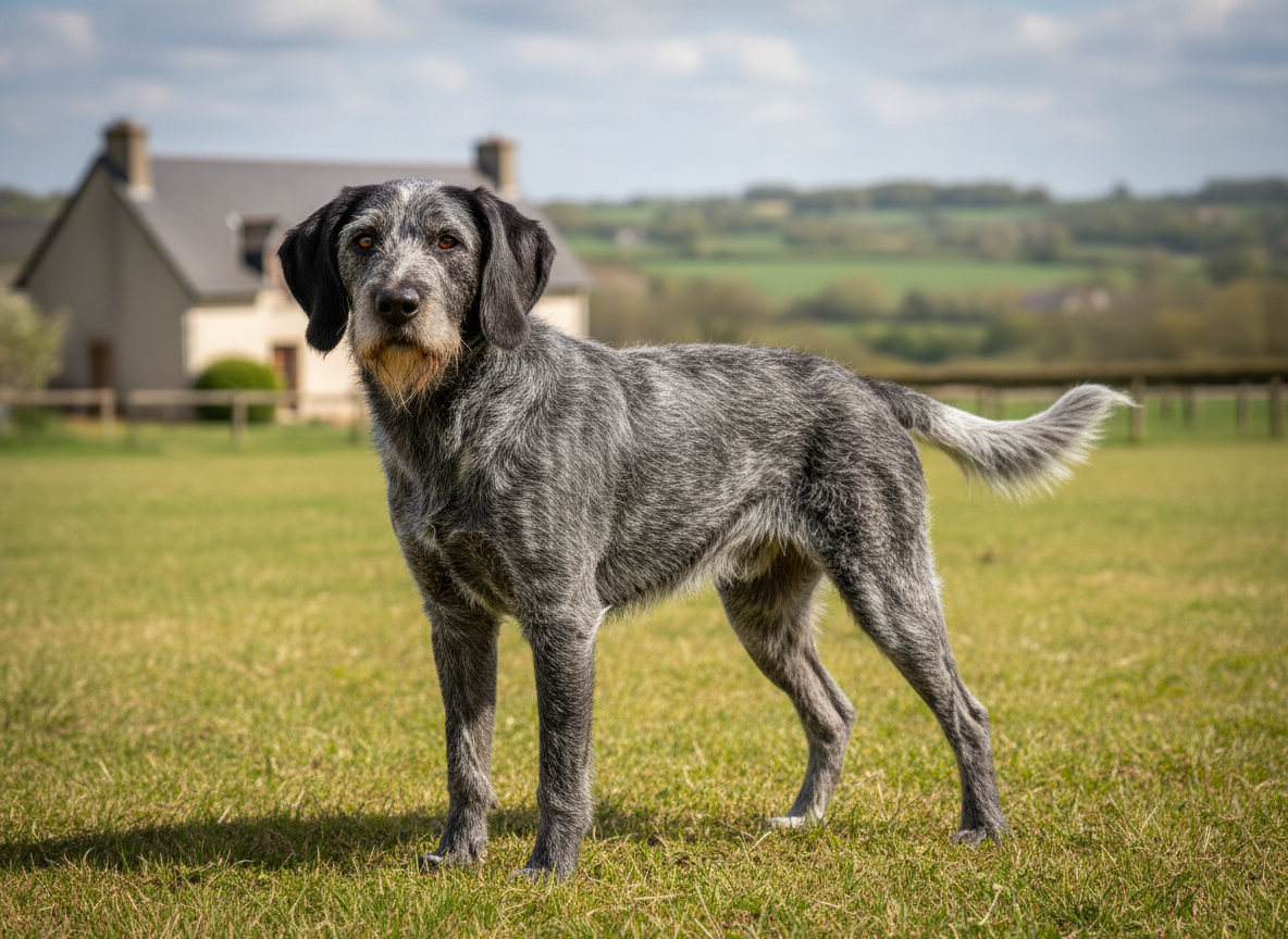 Photo d'un Griffon Bleu de Gascogne adulte