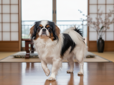 Photo d'un Chin Japonais adulte