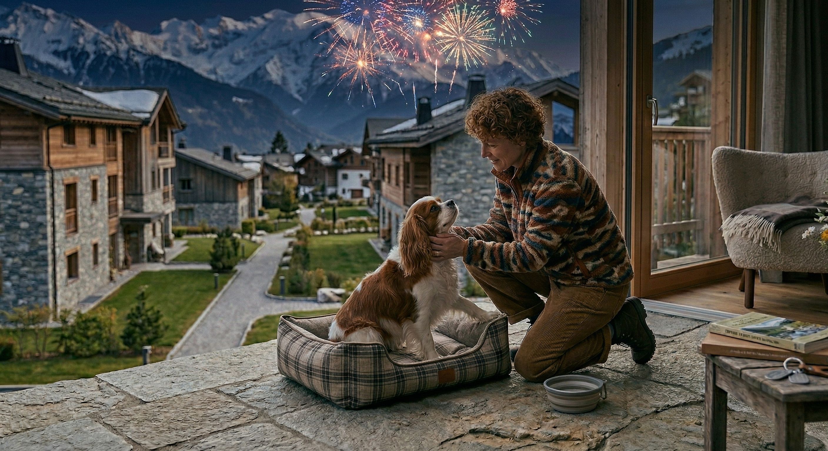 Chien et bruits forts en vacances : orages, feux d'artifice et pétards
