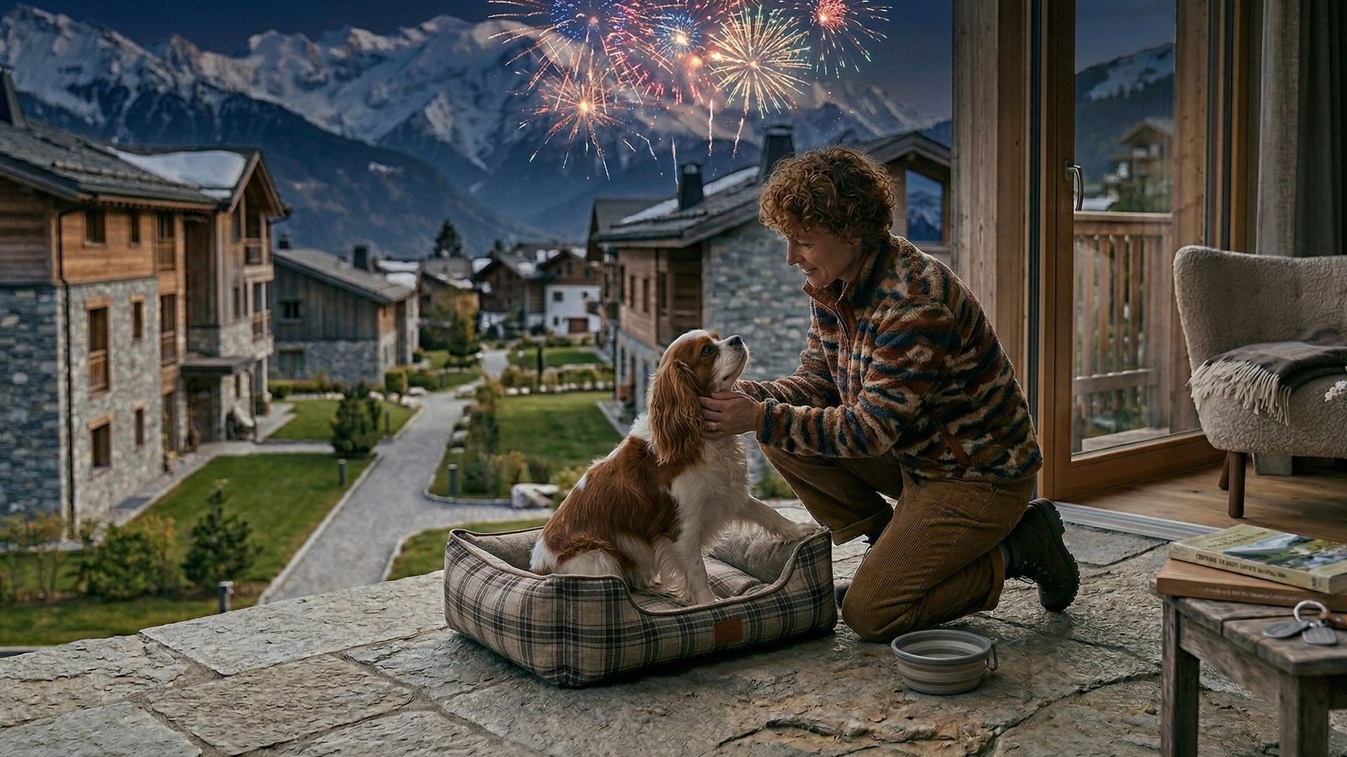 Chien et bruits forts en vacances : orages, feux d'artifice et pétards