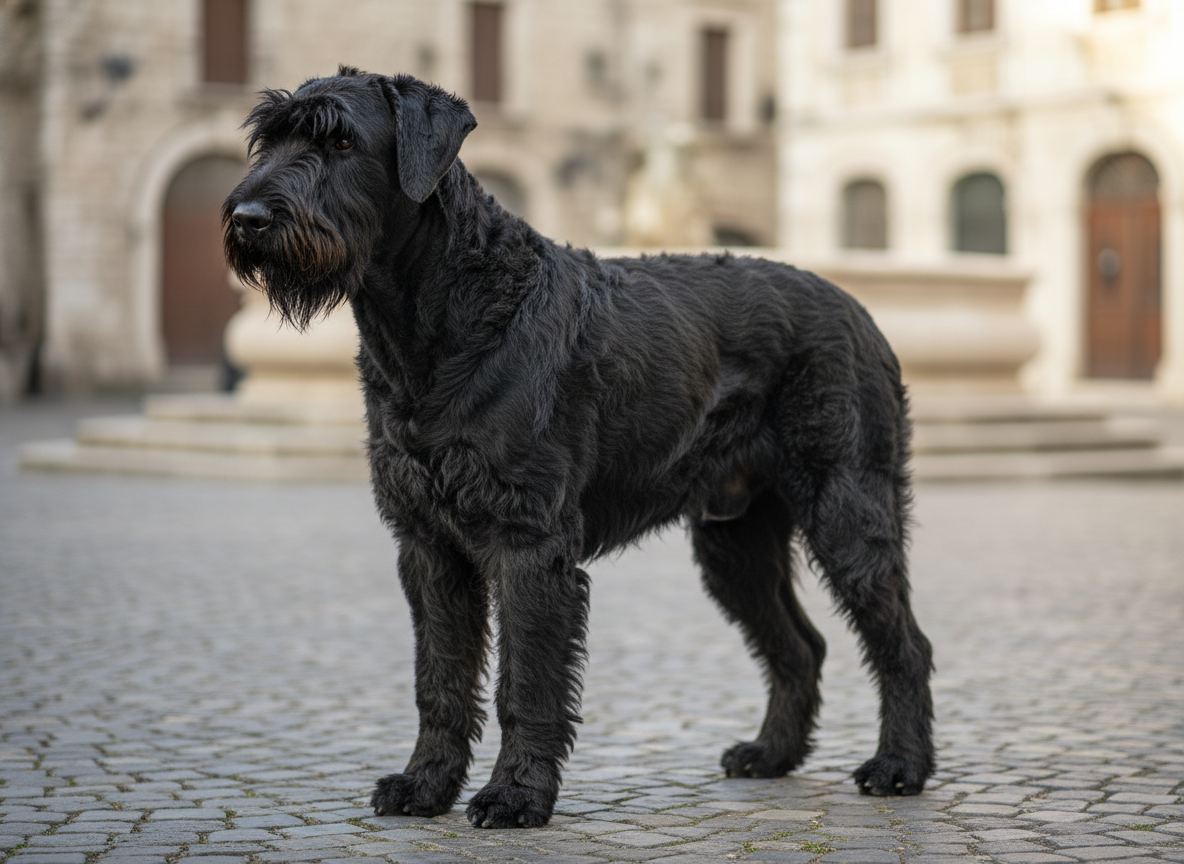 Photo d'un Terrier Noir Russe adulte