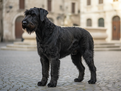 Photo d'un Terrier Noir Russe adulte