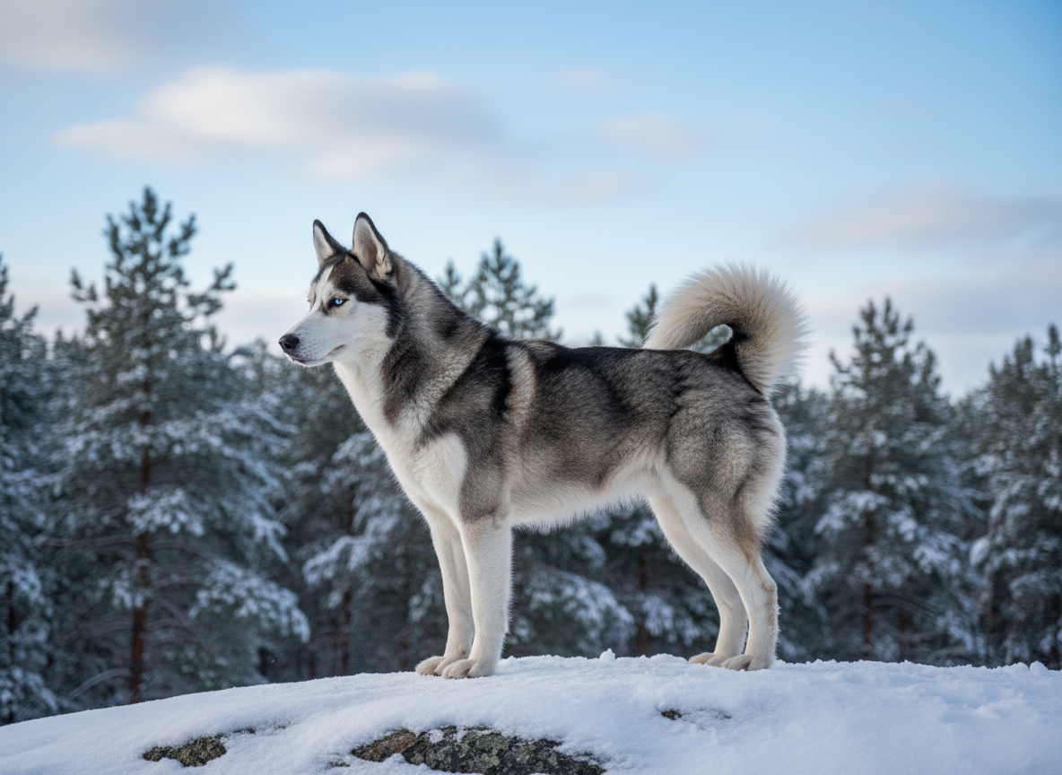Photo d'un Husky Sibérien adulte