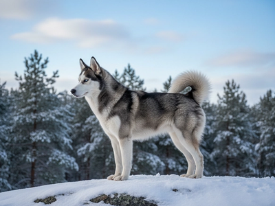 Photo d'un Husky Sibérien adulte