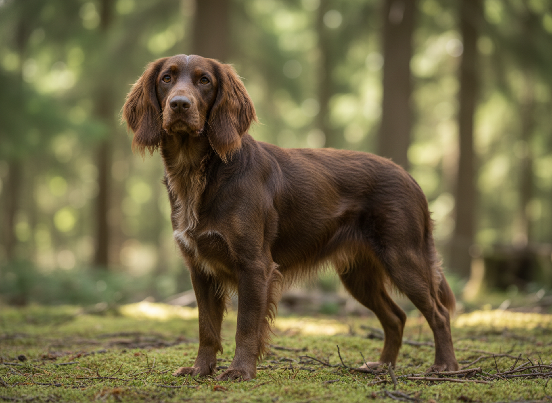 Photo d'un Chien d'Oysel Allemand (Wachtelhund) adulte