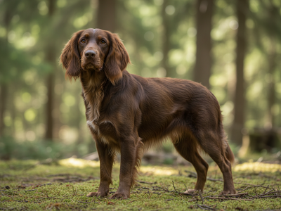 Photo d'un Chien d'Oysel Allemand (Wachtelhund) adulte