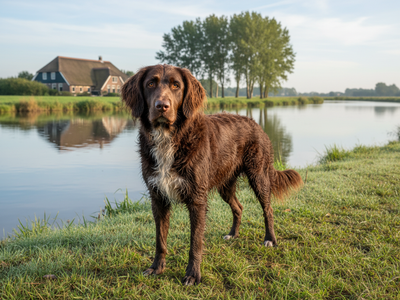 Photo d'un Chien d'Eau Frison (Wetterhoun) adulte