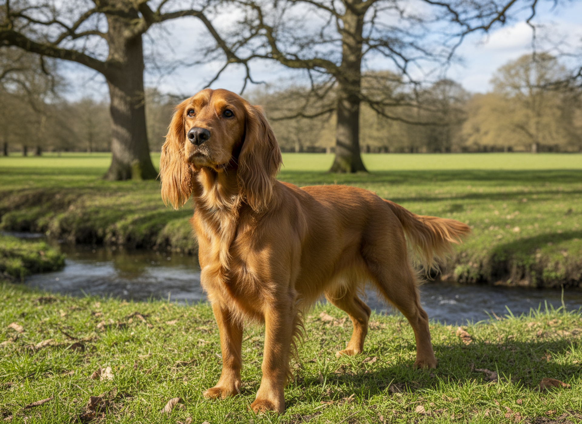 Photo d'un Sussex Spaniel adulte
