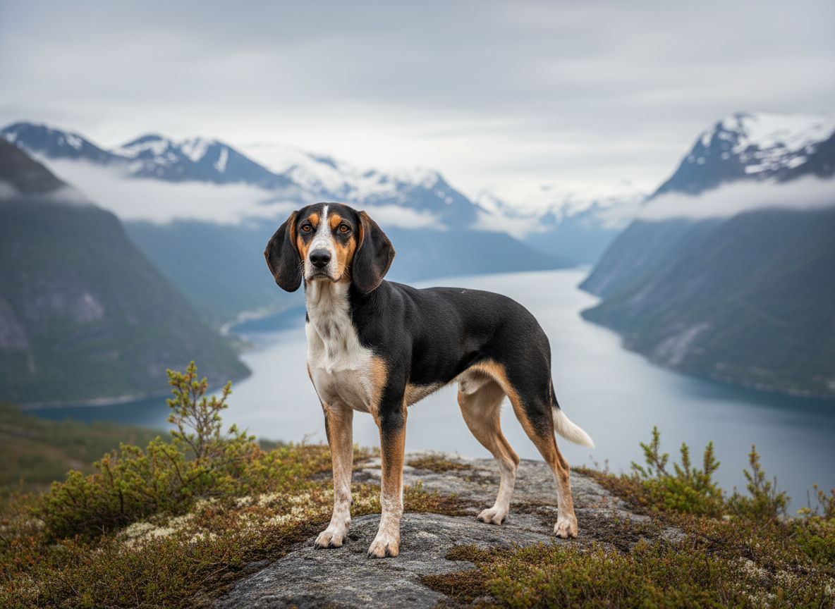 Photo d'un Chien Courant Norvégien adulte