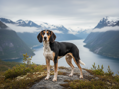 Photo d'un Chien Courant Norvégien adulte