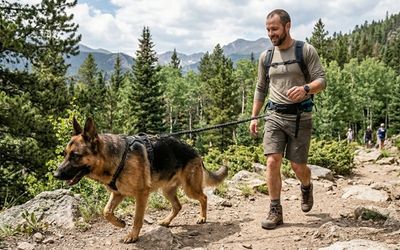 Canicross en montagne