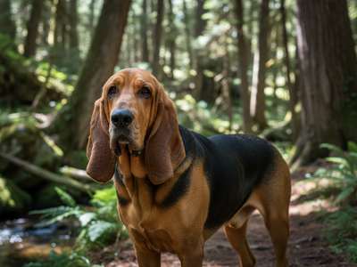Photo d'un Chien de Saint-Hubert adulte