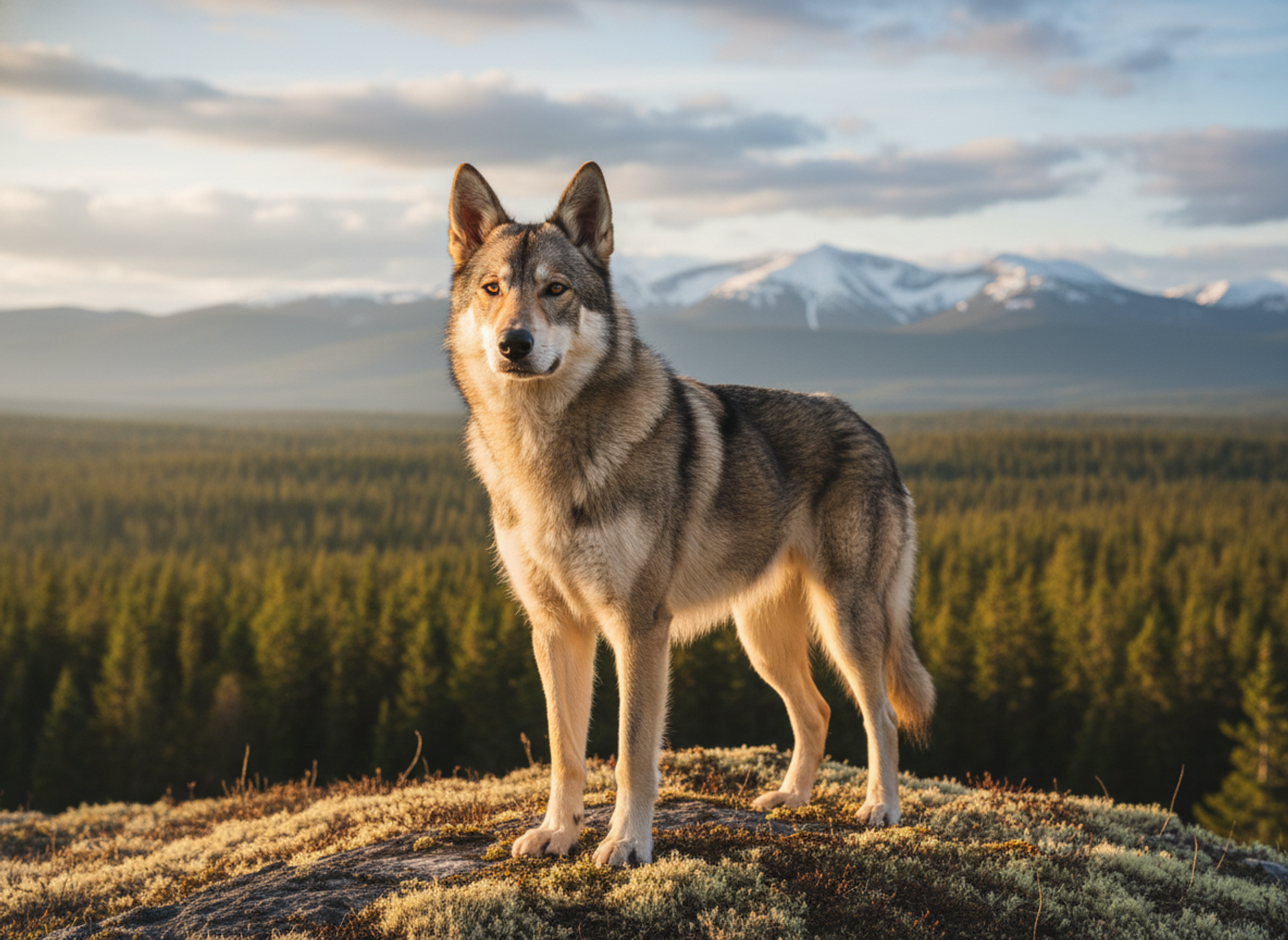 Photo d'un Chien-Loup de Saarloos adulte