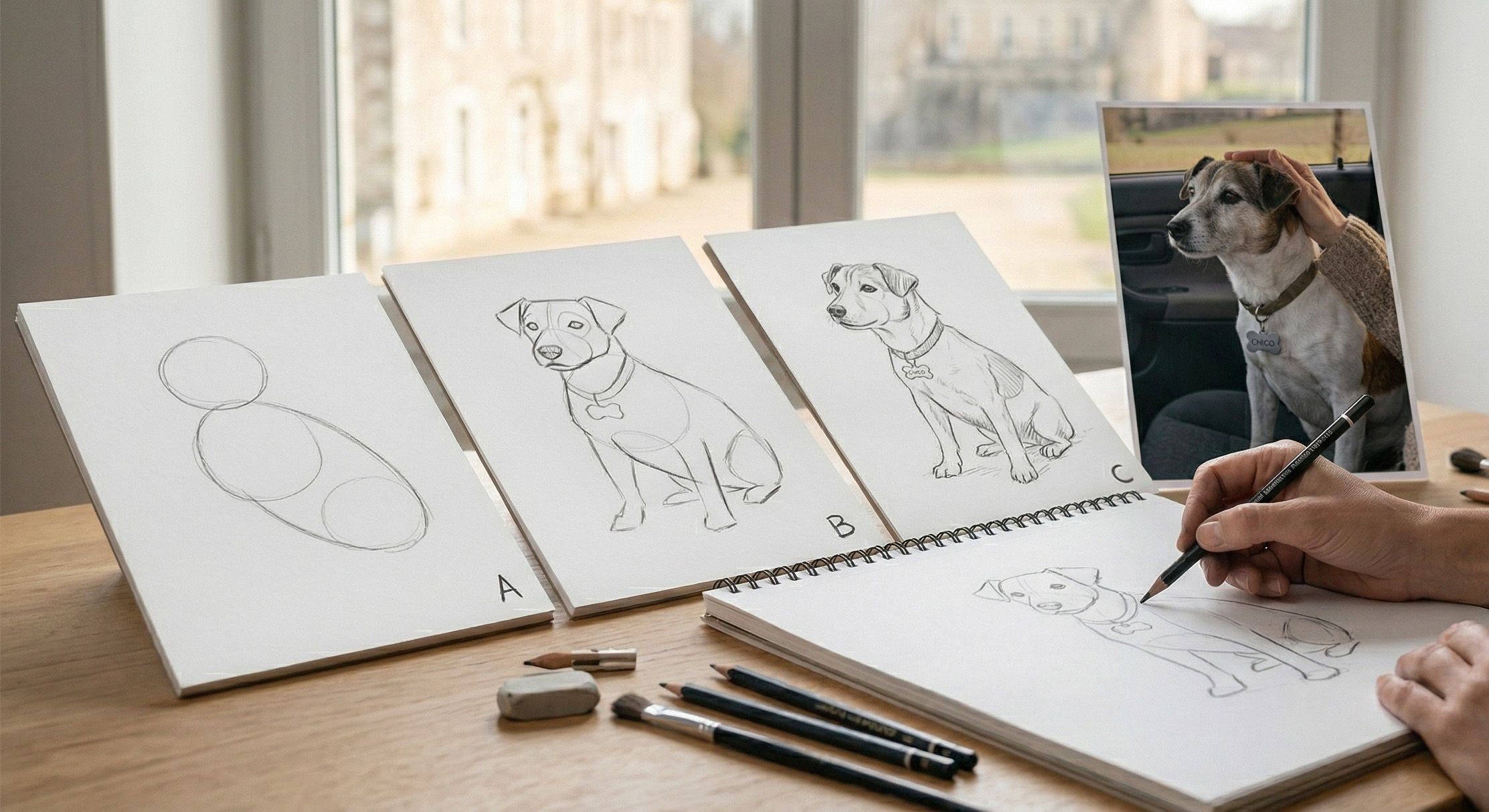 Dessin de chiens
