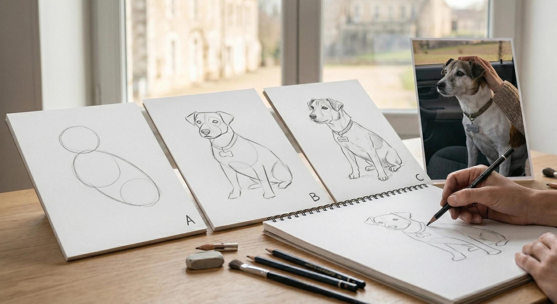 Dessin de chiens