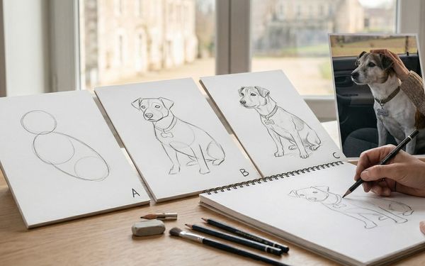 Dessin de chiens