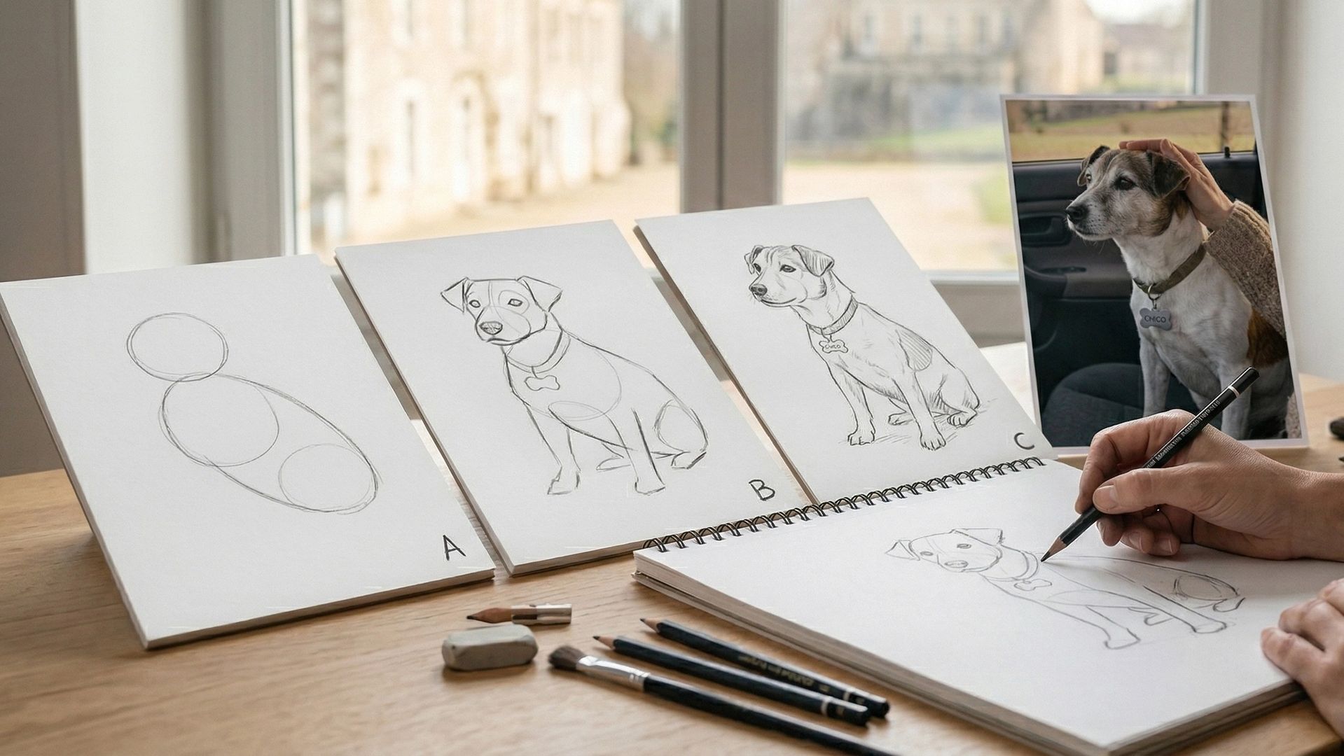 Dessin de chiens
