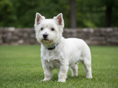 Photo d'un West Highland White Terrier adulte